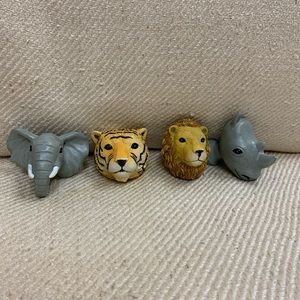 Adorable Safari Drawer Pulls 🐘🐅
